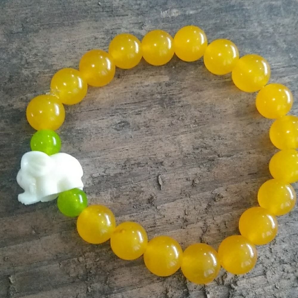 Citrine bracelet bohemian style